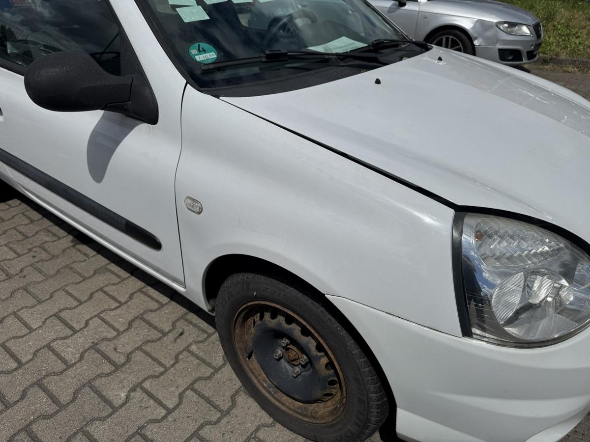 Renault Clio 2 original Kotfl&uuml;gel vorn rechts OV369 Wei&szlig; Facelift Bj.2009